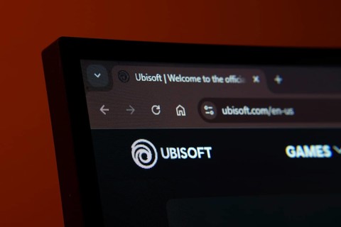 Dhaka, Bangladesh- 02 June 2025: Close-up of a computer screen displaying the Ubisoft web interface