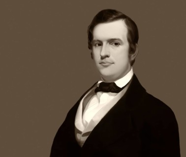 Stephen Collins Foster, 1826 – 1864, American composer, digitally optimized based on a painting by