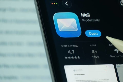 Dhaka, Bangladesh- 24 Oct 2025: A iPad screen displaying the Apple Mail app on App store