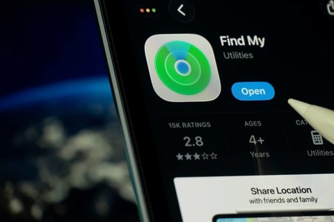 Dhaka, Bangladesh- 24 Oct 2025: A iPad screen displaying the Apple Find My app on App store