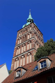 St. Nicholas Church, also St. Nicholas Church, in the urban area of Altstadt, Stralsund,