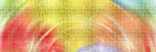 Abstract art vector rainbow graphic mosaic