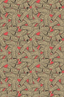 Vector pasta seamless pattern