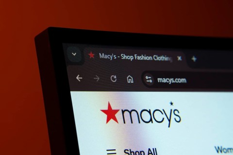Dhaka, Bangladesh- 02 June 2025: Close-up of a computer screen displaying the Macy's web interface