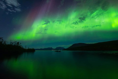 Magical Northern Lights over Abisko, Lapporten and Lake Torneträsk
