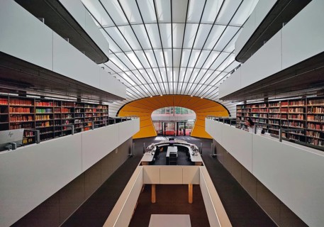 Philologische Bibliothek der Freien Universität Berlin, auch Berlin Brain genannt weil das Gebäude