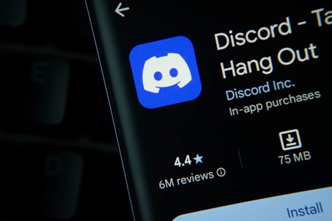 Dhaka, Bangladesh- 03 Oct 2025: Discord app from Google Playstore is displayed on a smartphone