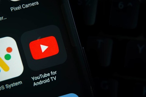 Dhaka, Bangladesh- 27 July 2025: Close-up of smartphone screen showing the youtube for android tv