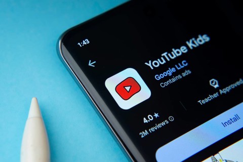 Dhaka, Bangladesh- 06 Sep 2025: Youtube kids app from Google Playstore is displayed on a smartphone