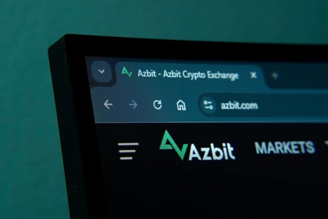 Dhaka, Bangladesh- 02 June 2025: Close-up of a computer screen displaying the Azbit web interface