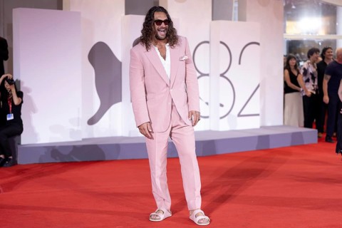 Venice, Italy - 3 September 2025: Jason Momoa during the red carpet of - Cartier Glory To The