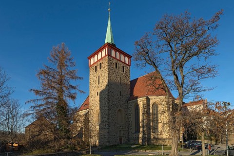 Late Gothic St. Michael's Church, built 1450, Bautzen, Upper Lusatia, Saxony, Germany