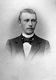 Konrad Adenauer as a student 1896. Portrait. Konrad Adenauer was the first Federal Chancellor of