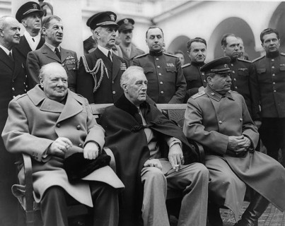 Winston Churchill, important statesman, especially during the Second World War. Prime Minister,