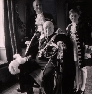 Winston Churchill, important statesman, particularly during the Second World War. Prime Minister,