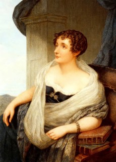 Sydney Owenson, or Lady Morgan, 1776 - 1859, an Irish novelist