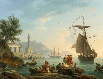 Claude Joseph Vernet (14 August 1714 - 3 December 1789), French painter, here his work, A