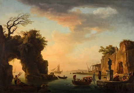 Claude Joseph Vernet (14 August 1714 - 3 December 1789), French painter, here his work, A
