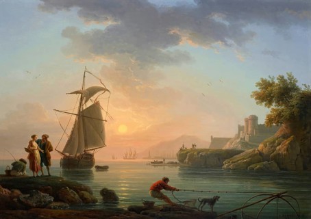 Claude Joseph Vernet (14 August 1714 - 3 December 1789), French painter, here his work,
