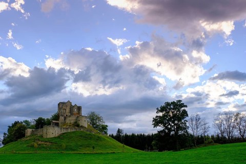 Ruine Sulzberg, Oberallgäu, Swabia, Bavaria, Germany
