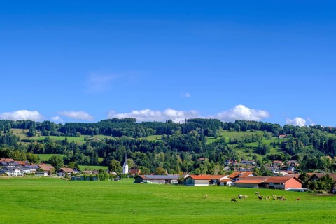 From Steingaden to Sulzberg, Oberallgäu, Swabia, Bavaria, Germany