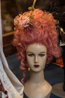 Female mannequin with high-toned hair, Venice, Veneto, Italy