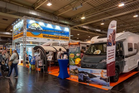 Travel and Camping Fair in Essen, motorhomes, motorhomes, rent, North Rhine-Westphalia, Germany