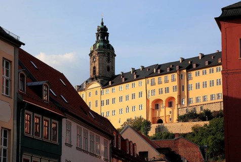 Heidecksburg Castle, the former residence of the princes of Schwarzburg-Rudolstadt, Rudolstadt,