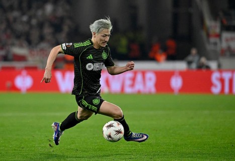 Daizen Maeda Celtic Glasgow FC (38) Action on the ball Football UEFA Europa League, MHPArena, MHP
