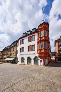 Fürstlich Castellsche Bank, Credit-Casse AG, residential and commercial building, historic