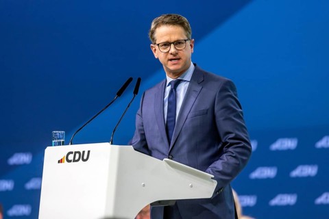 38th Federal Party Conference of the CDU in Stuttgart. Carsten Linnemann (MdB, Secretary General)