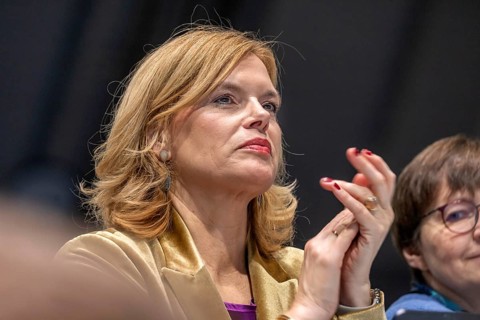 38th Federal Party Conference of the CDU Germany in Stuttgart. Julia Klöckner (President of the