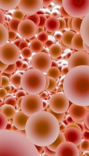 This is a detailed 3D render portraying multiple layers of spherical balls in varying shades of