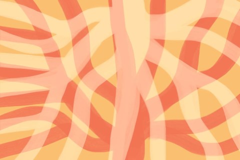 A soothing illustration featuring gentle, flowing lines in soft pastel colors. This background is