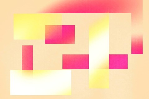 Soft pastel tones and geometric shapes form an abstract business background
