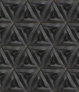 This 3D geometric pattern features intricate triangular shapes in a repetitive layout, perfect for
