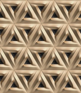 An intricate 3D geometric pattern creates a visually engaging wallpaper design. Perfect for