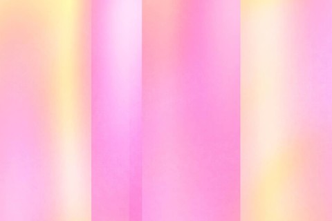 A seamless set of four vertical pastel gradient panels transitioning from peach to pink, ideal for