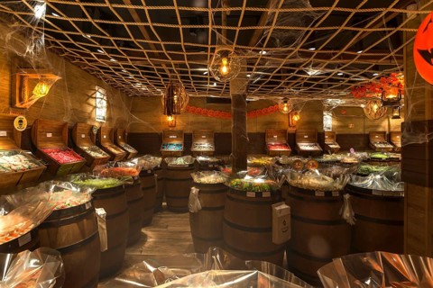 View of a candy store, Venice, Veneto, Italy