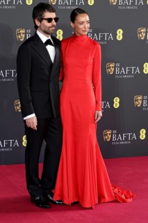 Adolpho Veloso and Ana Gabriela - EE BAFTA FILM AWARDS 2026, The Royal Festival Hall, London, 22.2