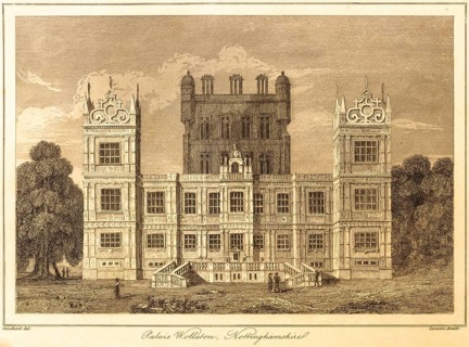 Wollaton Hall or Wollaton Palace, Nottingham, County of Nottinghamshire, United Kingdom, park,