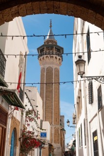Tunis, Tunisia. 7th May 2024 Hammouda Pacha Mosque or Hamouda Pacha al Mouradi is a mosque in