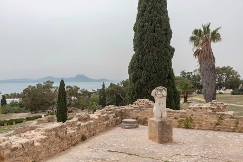 May 17th 2024. Carthage, Tunisia The ancient archaeological ruins of the Phoenician city of