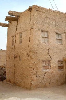 Siwa Oasis, Egypt. March 11th 2018 Traditional Mud Brick House in the remote Egyptian Oasis town of