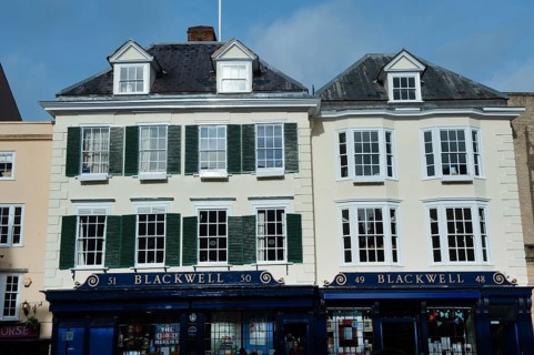 Oxford, England, UK. February 2nd, 2020 Blackwells Bookshop, Broad Street, Oxford City Center