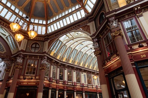 London, United Kingdom. August 2nd 2023 The Lamb Tavern, a typical city of London pub in Leadenhall