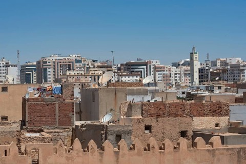 Urban skyline of Sfax the second largest city in Tunisia with a population of more than 300, 000