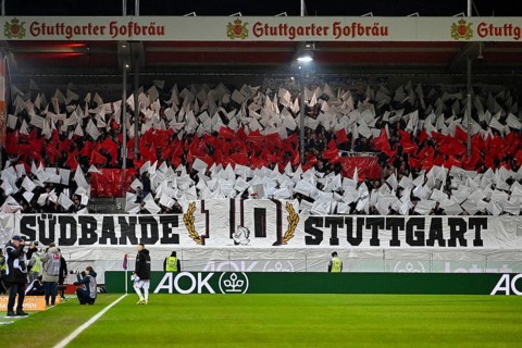 Choreo, choreography, fan action fan block, fans, fan curve, flags, atmosphere, atmospheric VfB