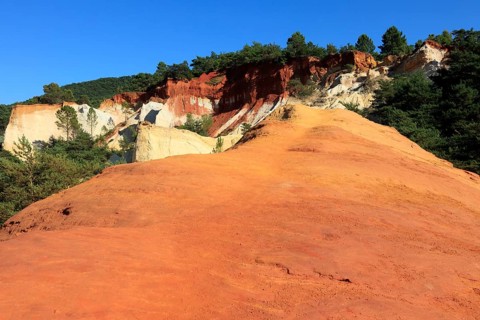 Le Colorada Provençal in the Luberon, Rustel, Provence, France