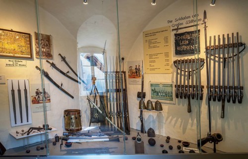 Wilhelmstein Fortress Interior Exhibition Steinhuder Meer Germany